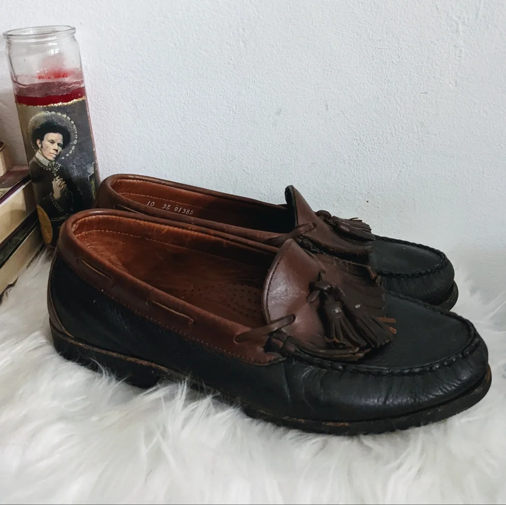 Allen Edmonds Leather Nashua Slip On Loafers Shoes 10